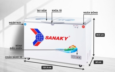 Tủ đông Sanaky VH-3699W1 360 lít