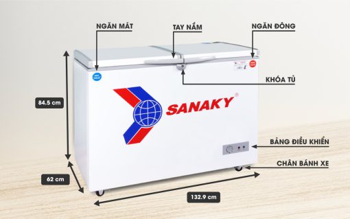 Tủ đông Sanaky VH-405W2 400 lít