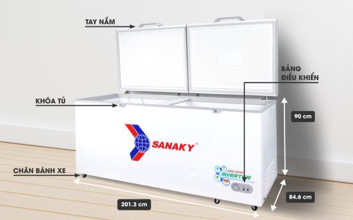 Tủ đông Inverter Sanaky VH-8699HY3 860 lít