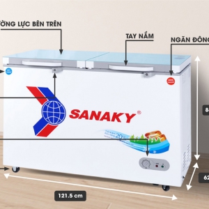 Tủ đông Sanaky VH-3699W2K 360 lít
