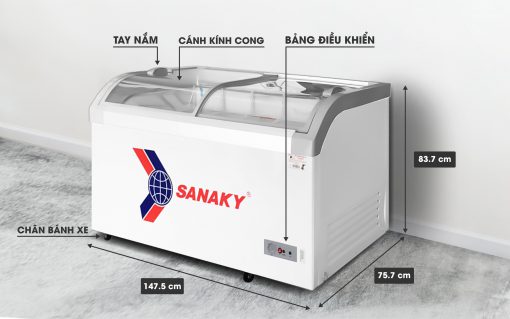 Tủ đông mặt kính Sanaky VH-888KA 500 lít